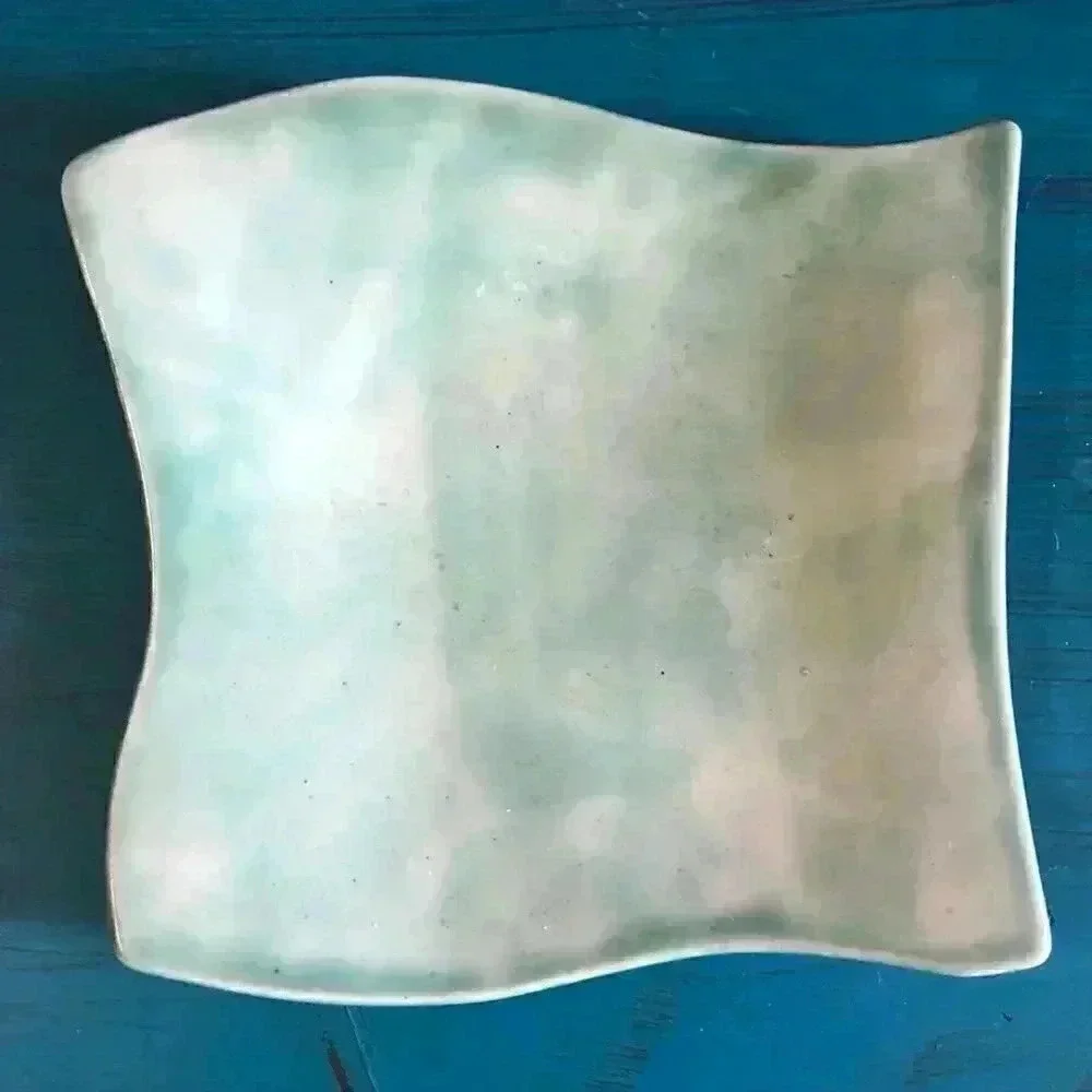 6 Handmade Ceramic Side Dish Plates 4.25